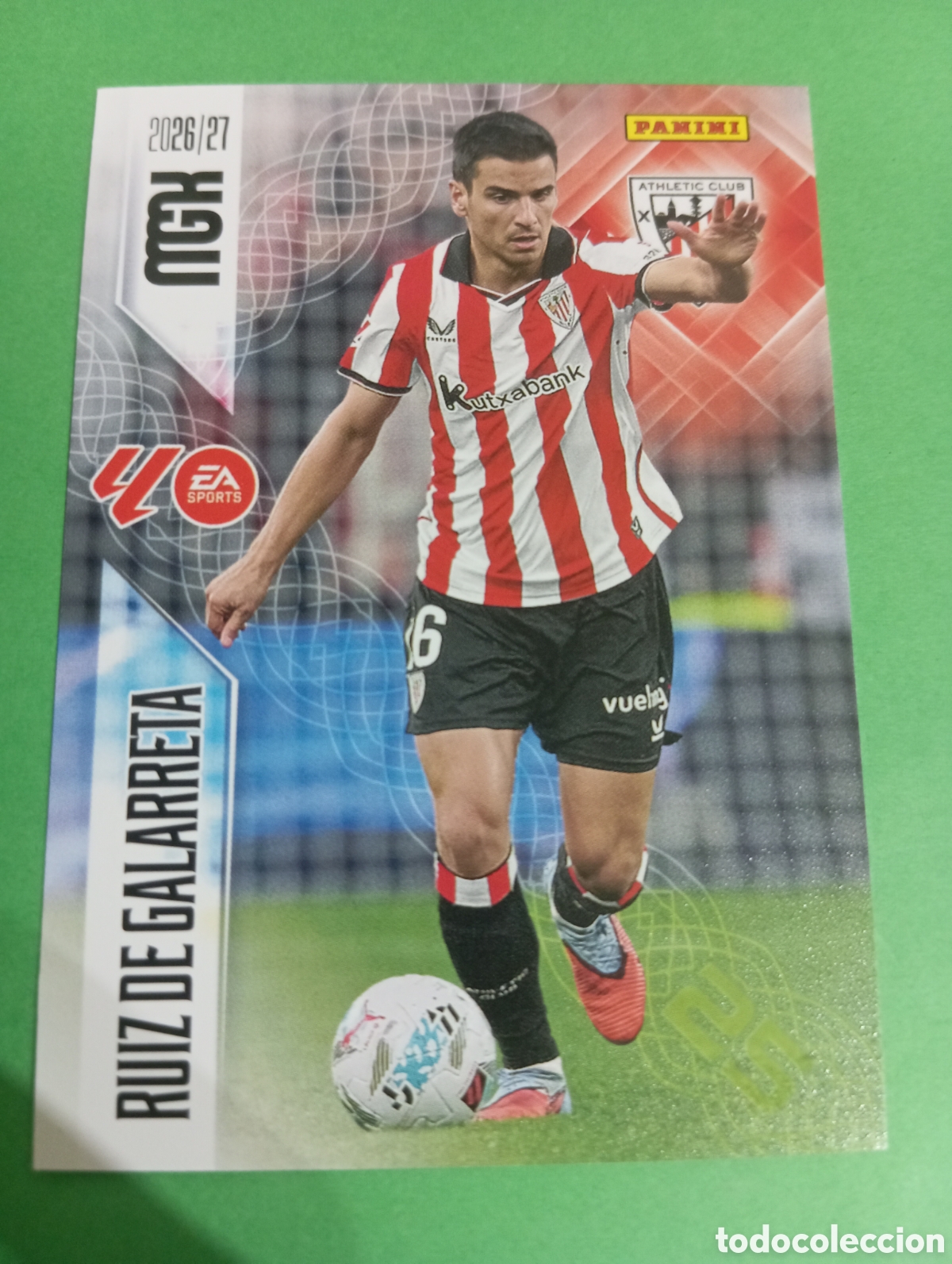 Cromos de f&uacute;tbol: Ruiz de Galarreta Athletic de Bilbao n&deg;45 / PANINI MEGACRACKS 2026/2027