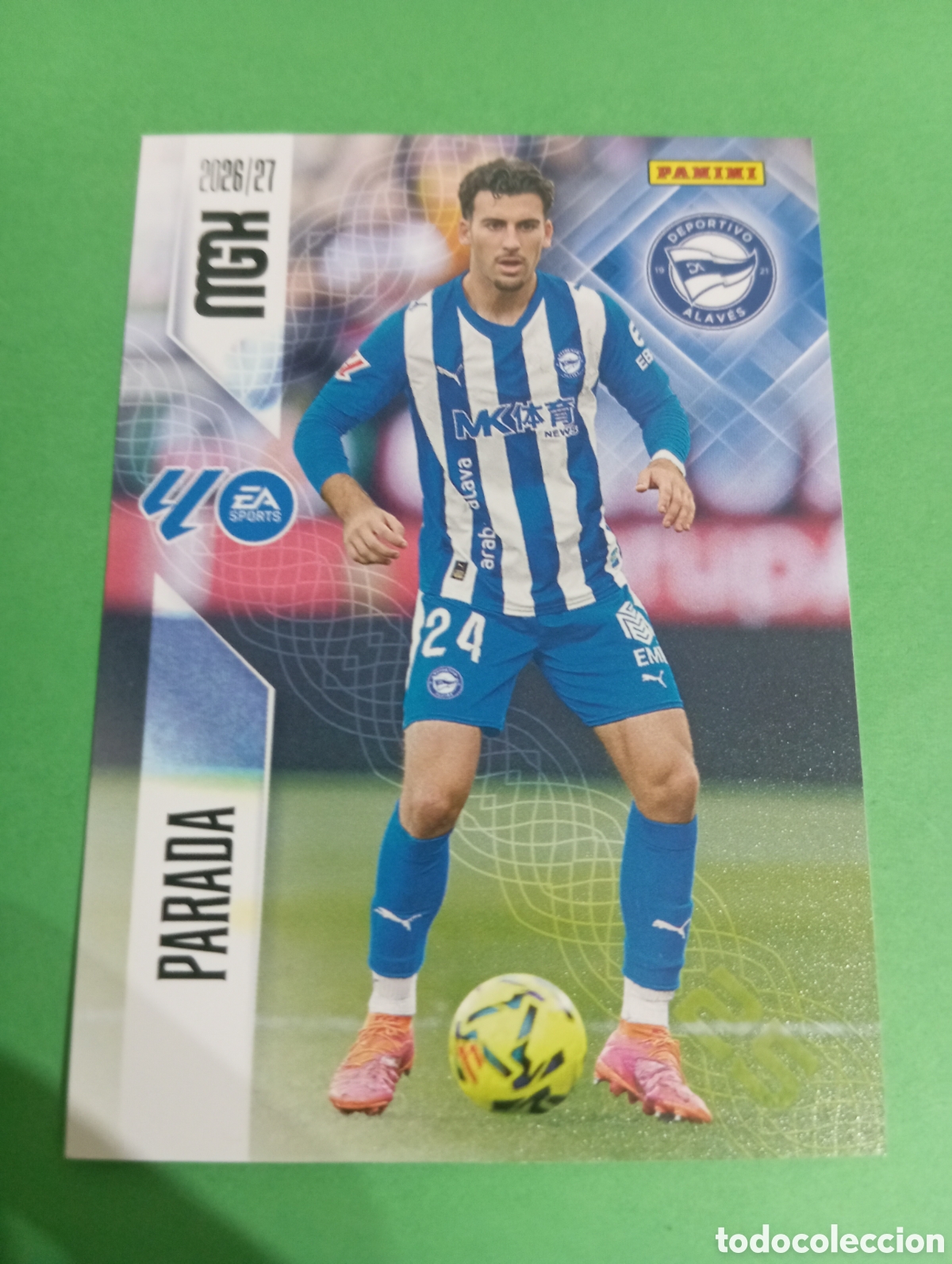 Cromos de f&uacute;tbol: Parada Alav&eacute;s n&deg;25 / PANINI MEGACRACKS 2026/2027