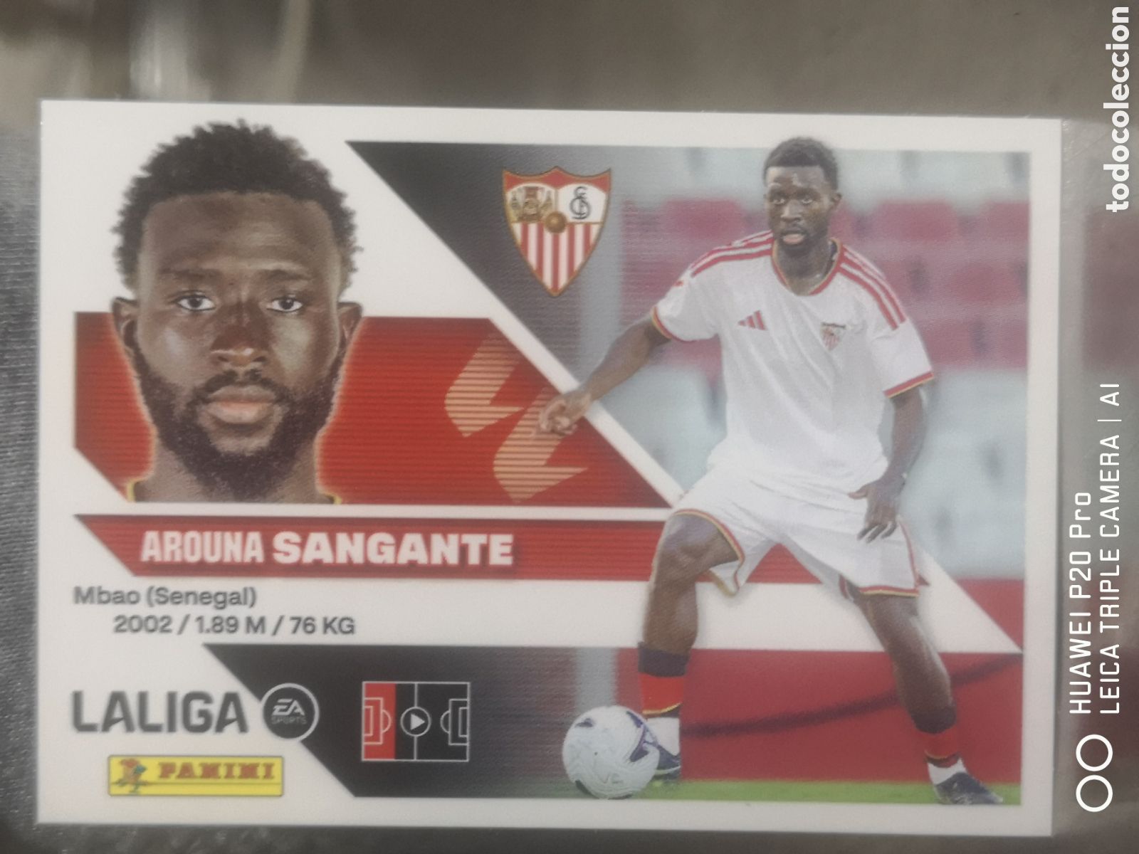 Cromos de f&uacute;tbol: LIGA ESTE 2026 2027 2026 27 ULTIMOS FICHAJES SANGANTE 17 SEVILLA