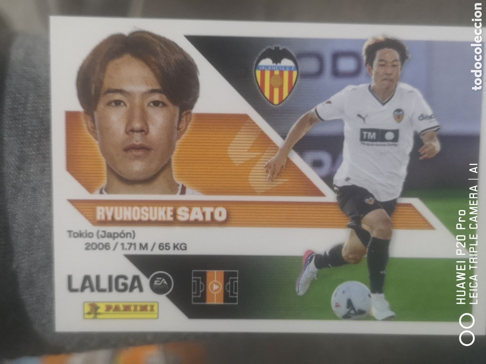 Cromos de f&uacute;tbol: LIGA ESTE 2026 2027 2026 27 ULTIMOS FICHAJES SATO 14 VALENCIA