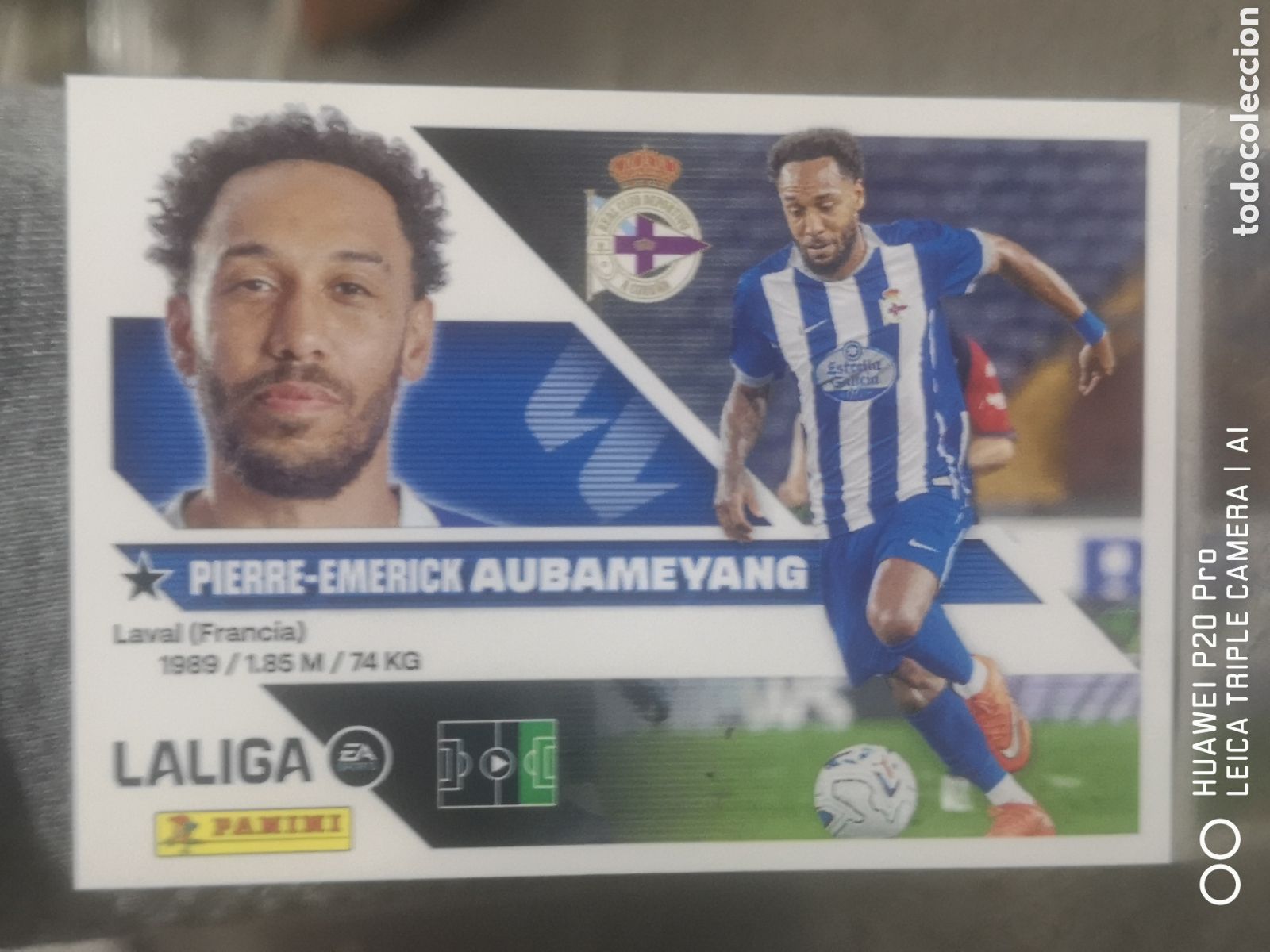 Cromos de f&uacute;tbol: LIGA ESTE 2026 2027 2026 27 ULTIMOS FICHAJES AUBAMEYANG 12 DEPORTIVO CORU&Ntilde;A