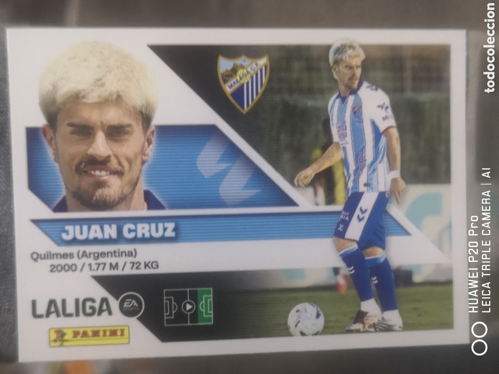 Cromos de f&uacute;tbol: LIGA ESTE 2026 2027 2026 27 ULTIMOS FICHAJES JUAN CRUZ 11 MALAGA