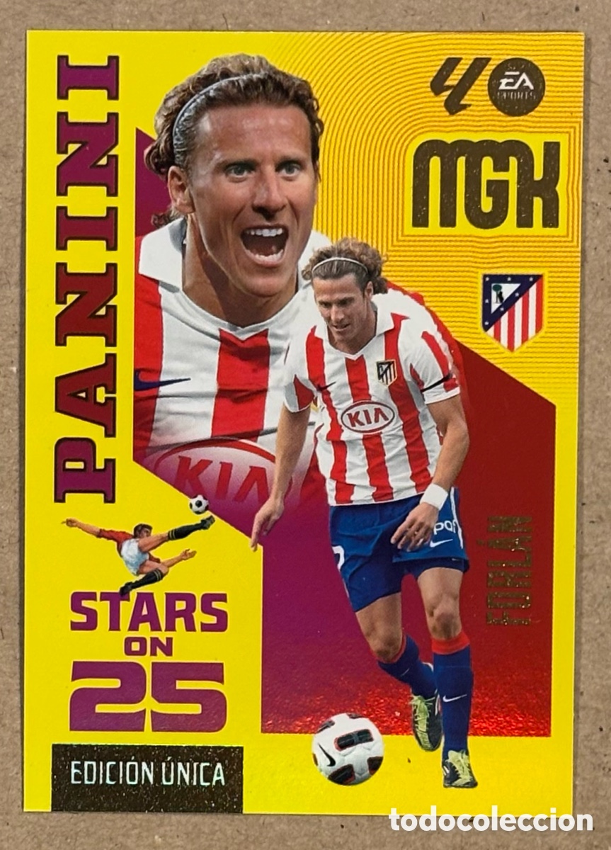 Cromos de f&uacute;tbol: FORL&Aacute;N (ATL&Eacute;TICO MADRID). CARTA STARS ON 25 EDICI&Oacute;N &Uacute;NICA PANINI MEGACRACKS MGK 2026/27. #439.