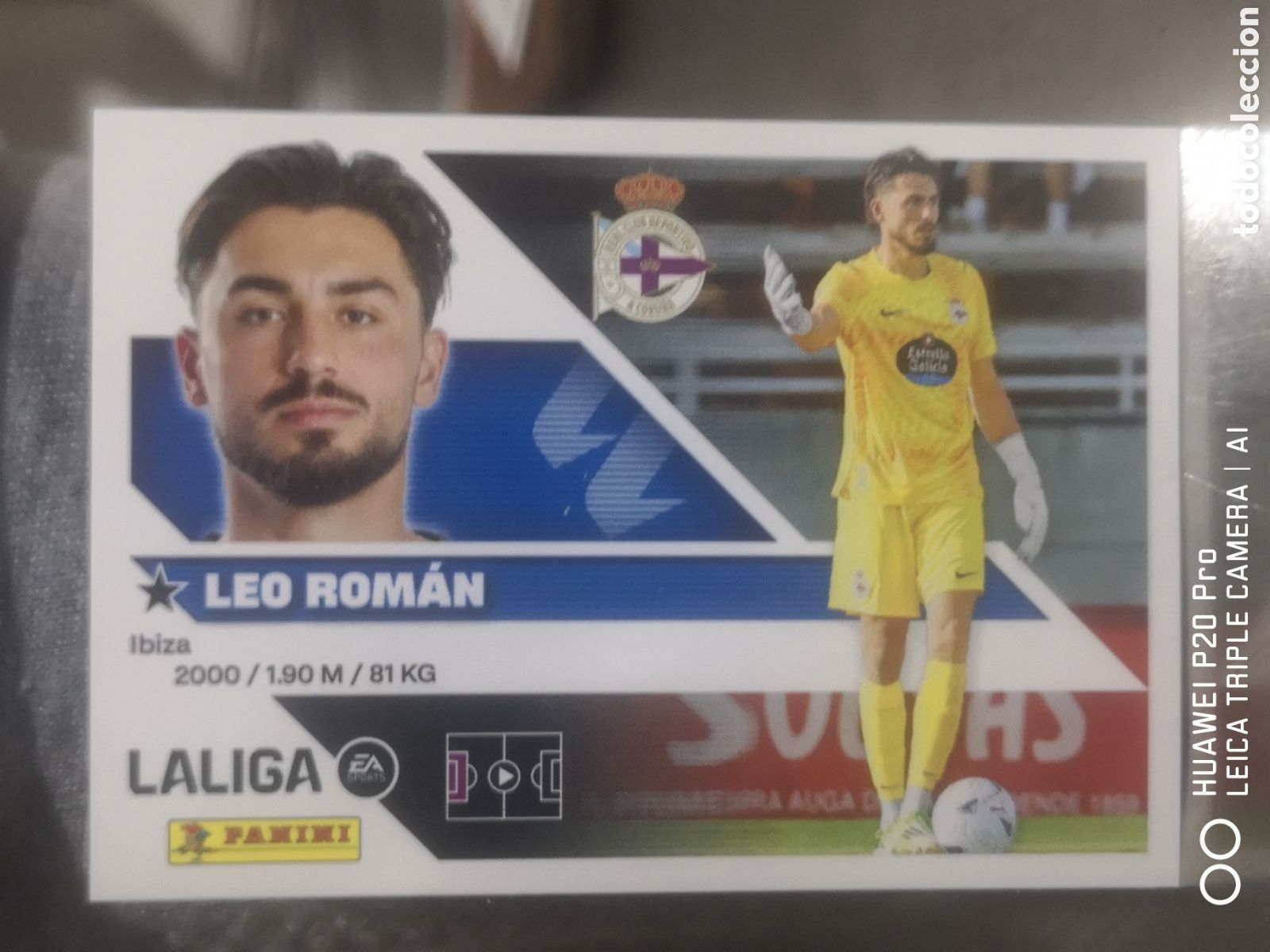 Cromos de f&uacute;tbol: LIGA ESTE 2026 2027 2026 27 ULTIMOS FICHAJES LEO ROMAN 8 DEPORTIVO CORU&Ntilde;A