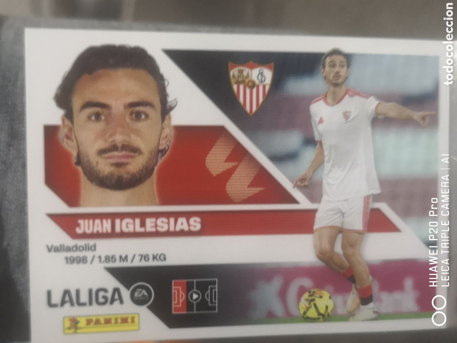 Cromos de f&uacute;tbol: LIGA ESTE 2026 2027 2026 27 COLOCA IGLESISA 6 BIS SEVILLA