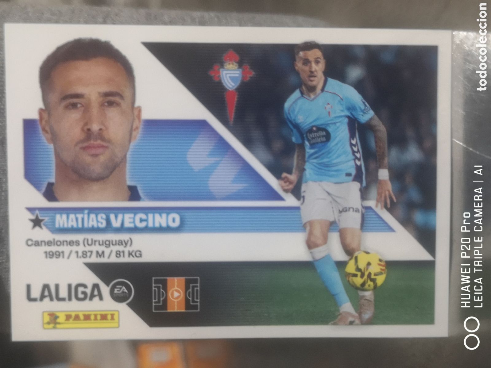 Cromos de f&uacute;tbol: LIGA ESTE 2026 2027 2026 27 COLOCA VECINO 14 BIS REAL CLUB CELTA