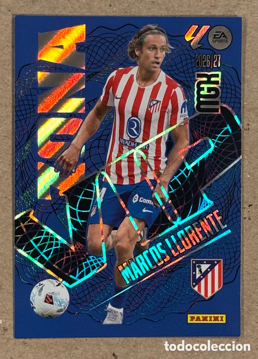 Cromos de f&uacute;tbol: MARCOS LLORENTE (ATL&Eacute;TICO MADRID). CARTA ZONA VIO PANINI MEGACRACKS MGK 2026/27. #401..