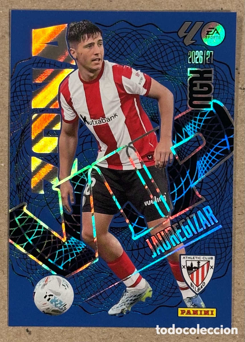 Cromos de f&uacute;tbol: JAUREGUIZAR (ATHLETIC CLUB). CARTA ZONA VIO PANINI MEGACRACKS MGK 2026/27. #398.