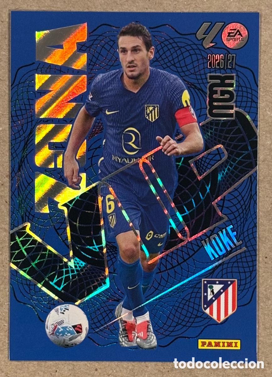 Cromos de f&uacute;tbol: KOKE (ATL&Eacute;TICO MADRID). CARTA ZONA VIO PANINI MEGACRACKS MGK 2026/27. #400.