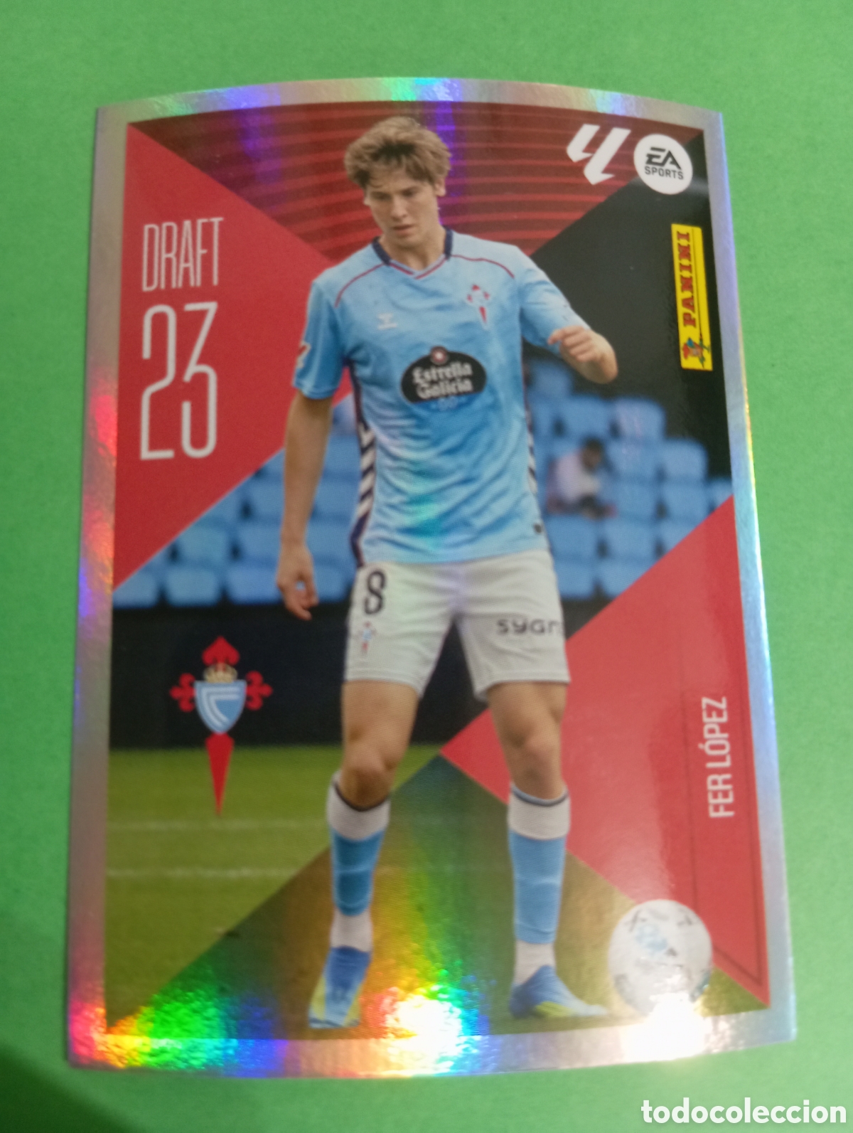 Cromos de Futebol: Fer L&oacute;pez Celta de Vigo DRAFT23 n&deg;7 / PANINI LIGA ESTE 2026/2027