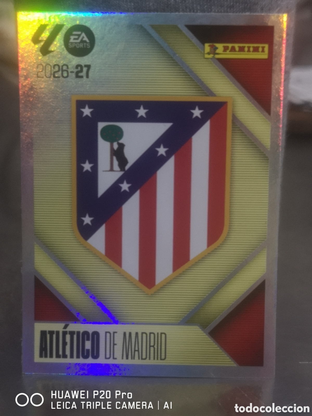 Cromos de Futebol: LIGA ESTE 2026 2027 2026 27 ESCUDO 1 ATLETICO DE MADRID