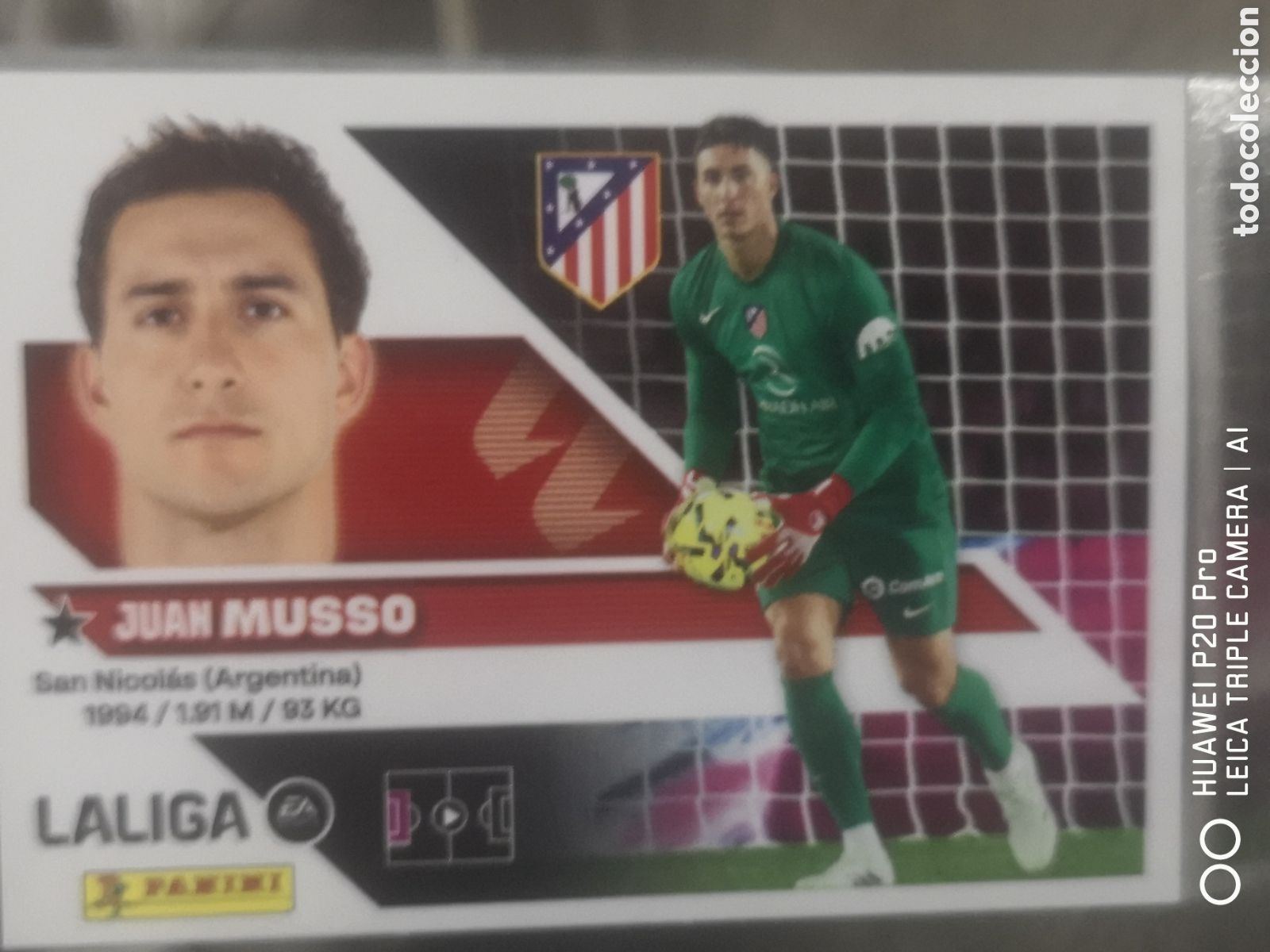 Cromos de f&uacute;tbol: LIGA ESTE 2026 2027 2026 27 MUSSO 4 ATLETICO DE MADRID