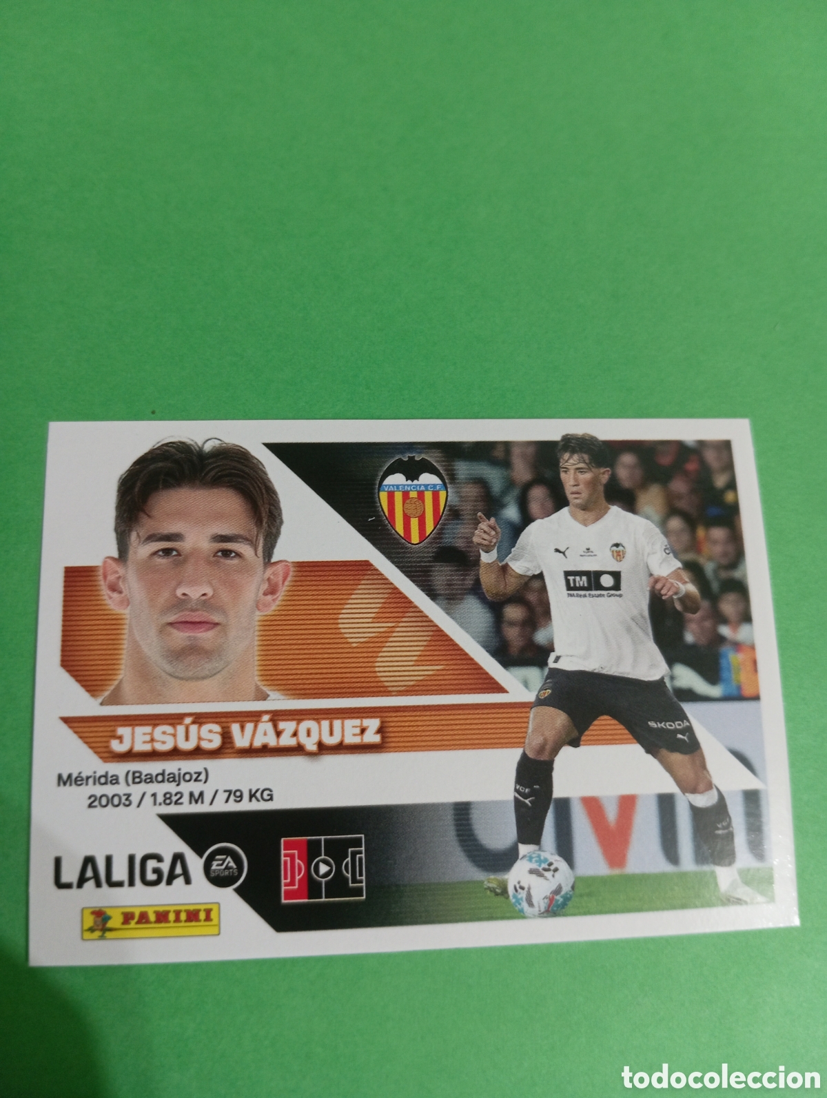 Cromos de f&uacute;tbol: Jes&uacute;s V&aacute;zquez Valencia n&deg;10 / PANINI LIGA ESTE 2026/2027