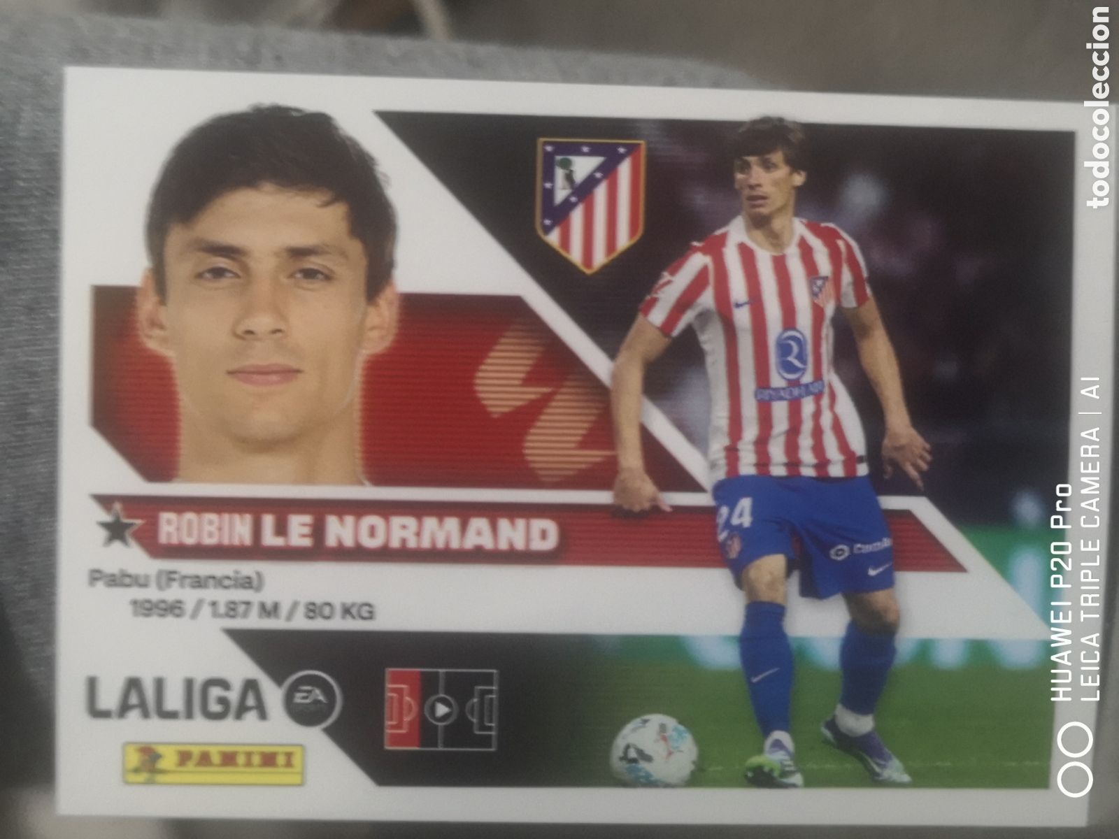 Cromos de f&uacute;tbol: LIGA ESTE 2026 2027 2026 27 LE NORMAND 8 A ATLETICO DE MADRID