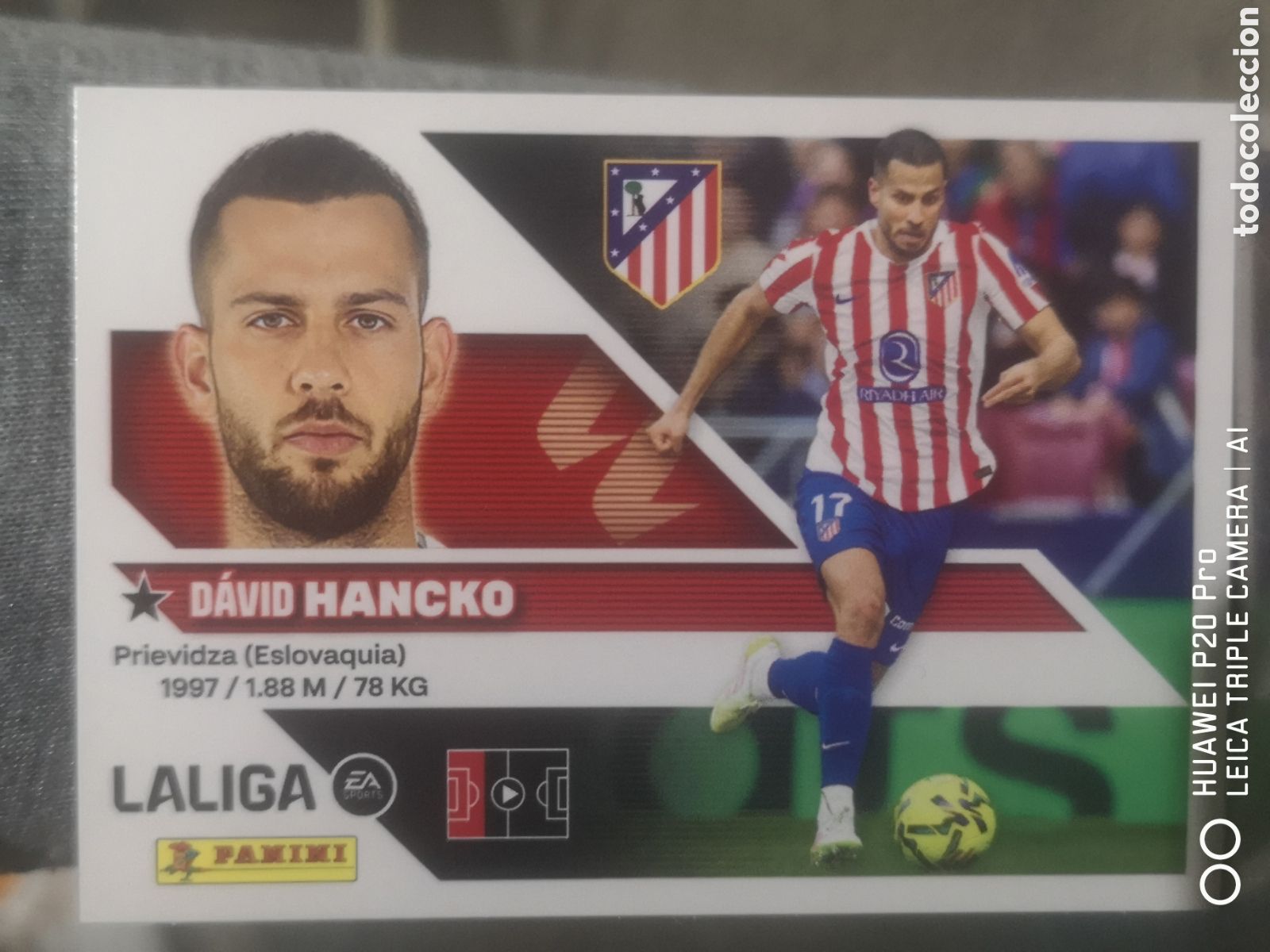 Cromos de f&uacute;tbol: LIGA ESTE 2026 2027 2026 27 HANCKO 9 ATLETICO DE MADRID