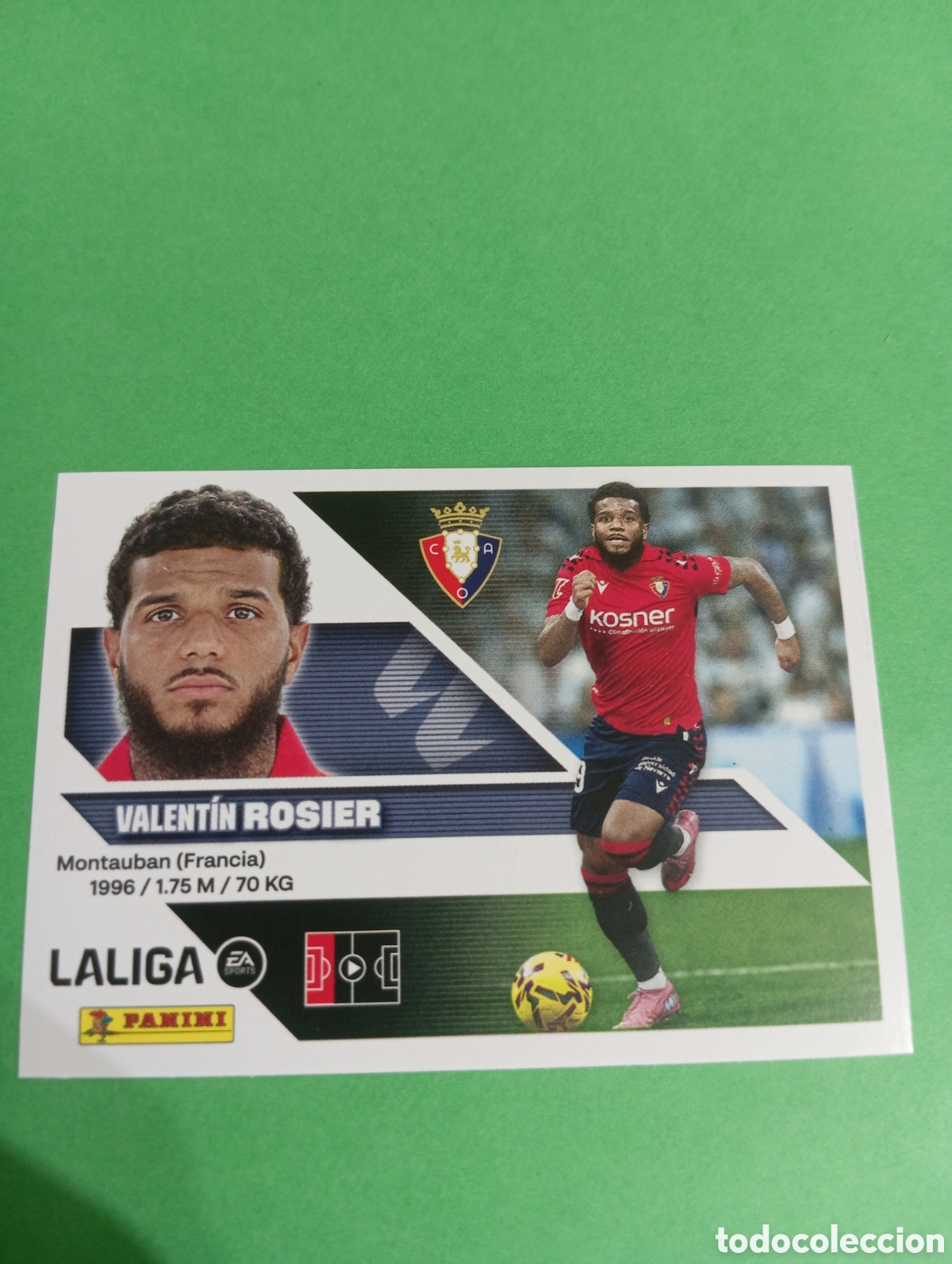 Cromos de f&uacute;tbol: Rosier Osasuna n&deg;5A / PANINI LIGA ESTE 2026/2027