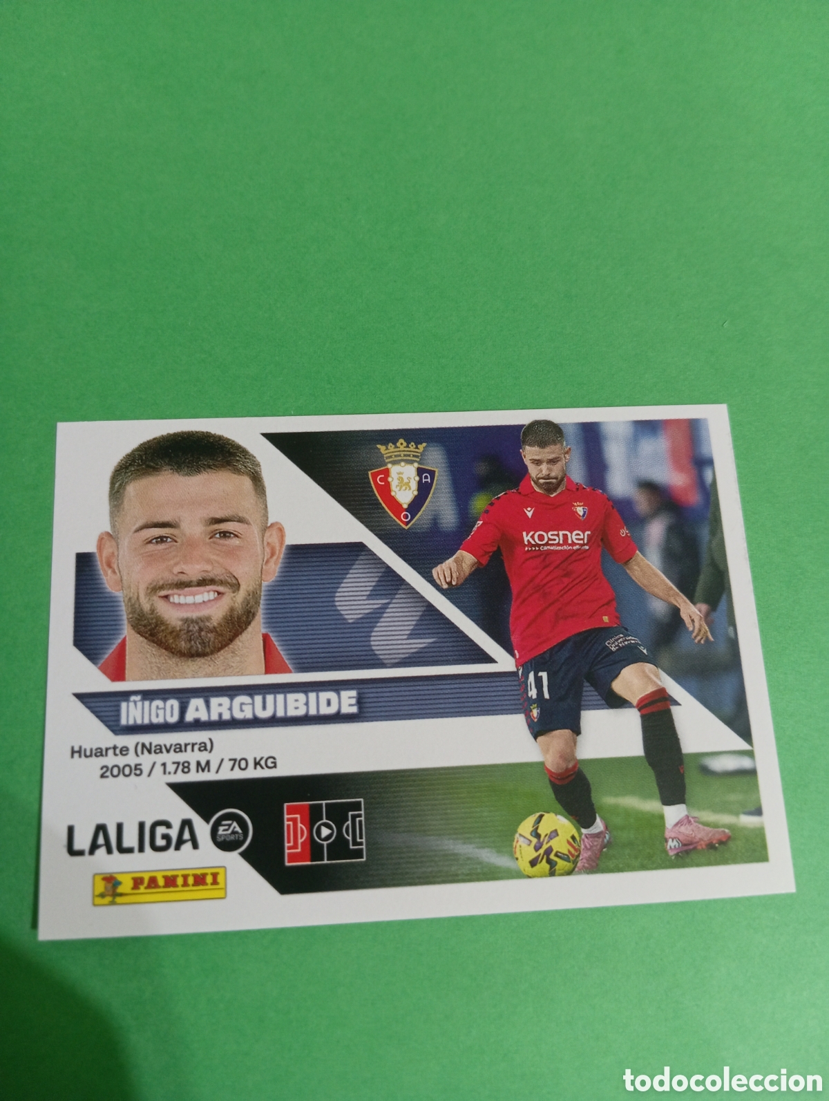 Cromos de f&uacute;tbol: Arguibide Osasuna n&deg;5B / PANINI LIGA ESTE 2026/2027