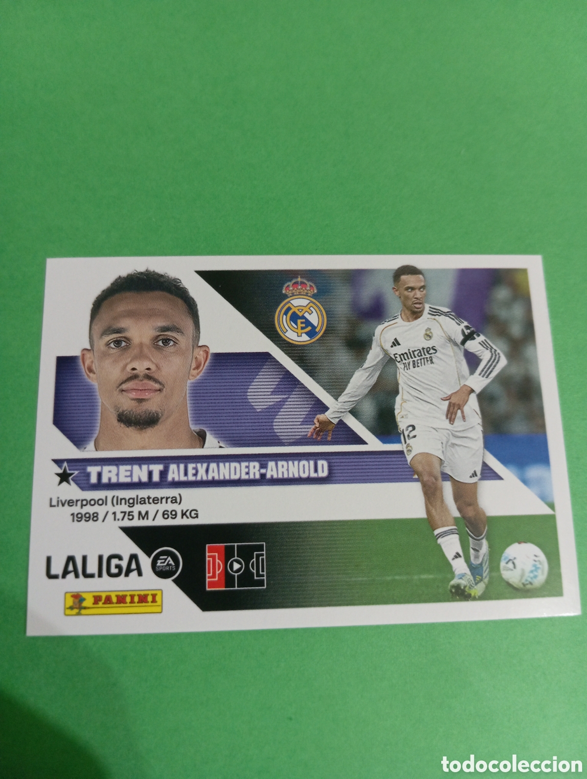 Cromos de f&uacute;tbol: Trent Real Madrid n&deg;5 / PANINI LIGA ESTE 2026/2027