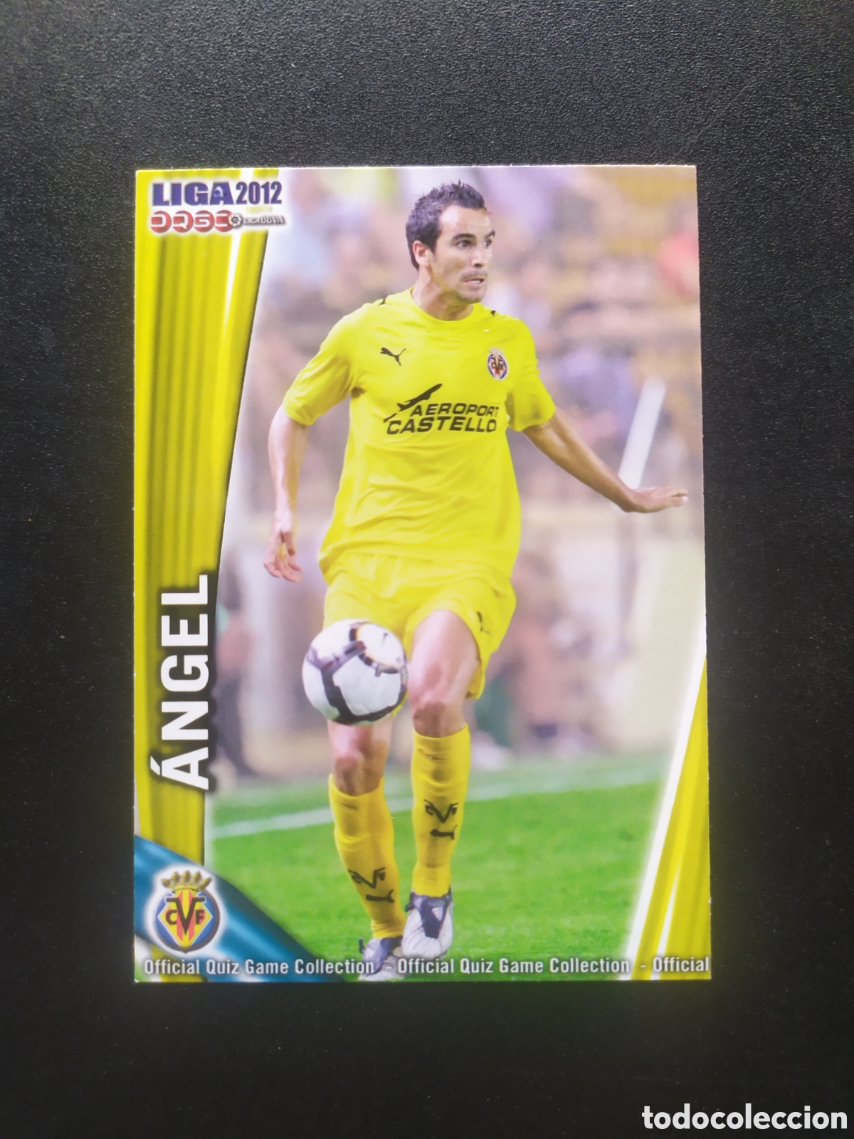 Cromos de f&uacute;tbol: Mundicromo fichas Liga 2011 2012 11 12 Angel n&deg; 93 Villarreal