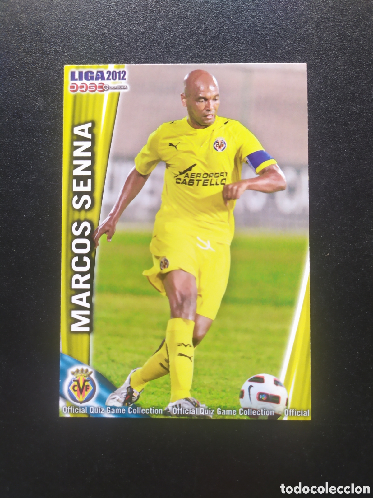 Cromos de f&uacute;tbol: Mundicromo fichas Liga 2011 2012 11 12 Marcos Senna n&deg; 97 Villarreal
