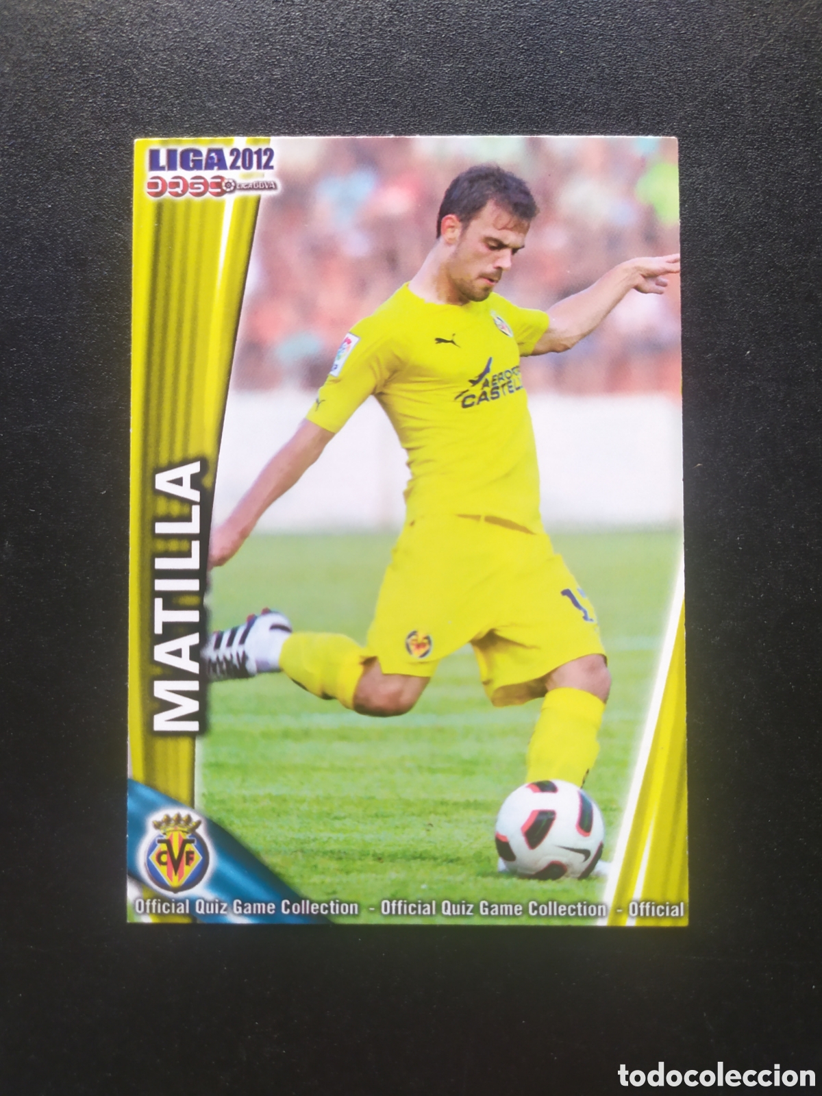 Cromos de f&uacute;tbol: Mundicromo fichas Liga 2011 2012 11 12 Matilla n&deg; 98 Villarreal