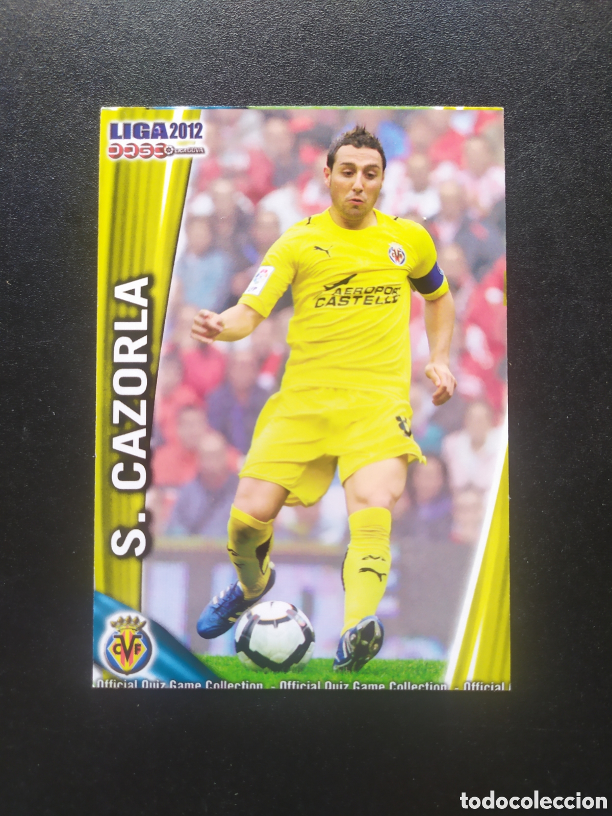 Cromos de f&uacute;tbol: Mundicromo fichas Liga 2011 2012 11 12 Cazorla n&deg; 99 Villarreal