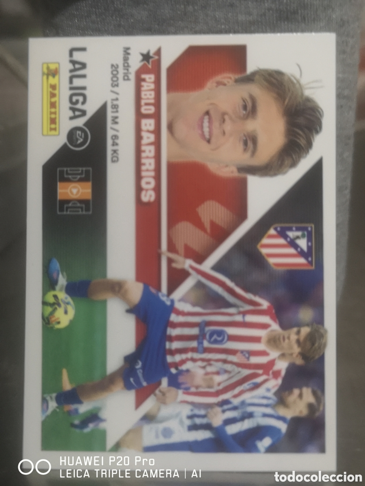 Cromos de f&uacute;tbol: LIGA ESTE 2026 2027 2026 27 BARRIOS 12 ATLETICO DE MADRID