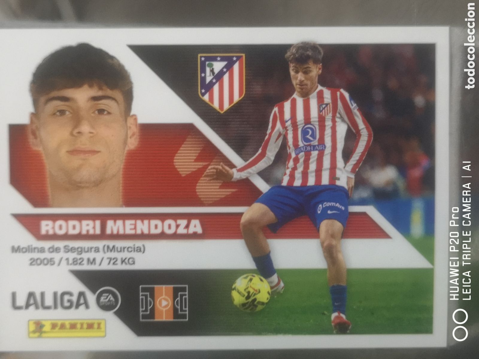 Cromos de f&uacute;tbol: LIGA ESTE 2026 2027 2026 27 RODRI MENDOZA 14 A ATLETICO DE MADRID