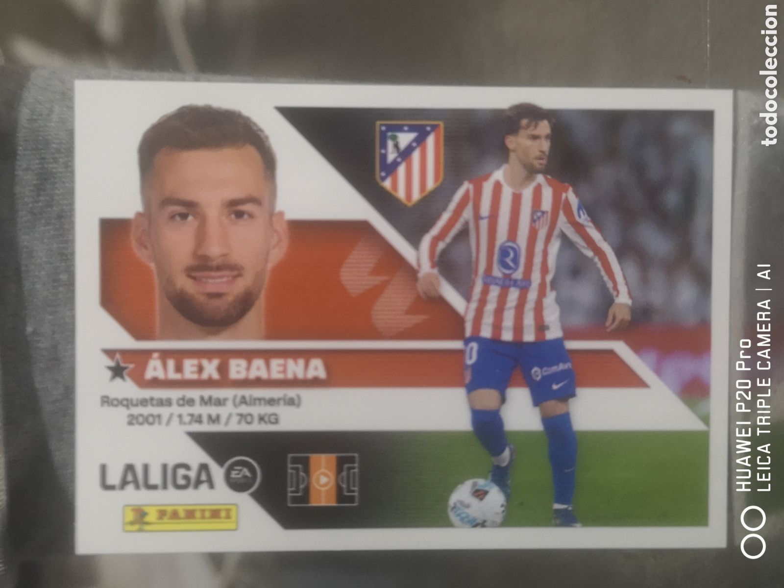 Cromos de f&uacute;tbol: LIGA ESTE 2026 2027 2026 27 ALEX BAENA 15 ATLETICO DE MADRID