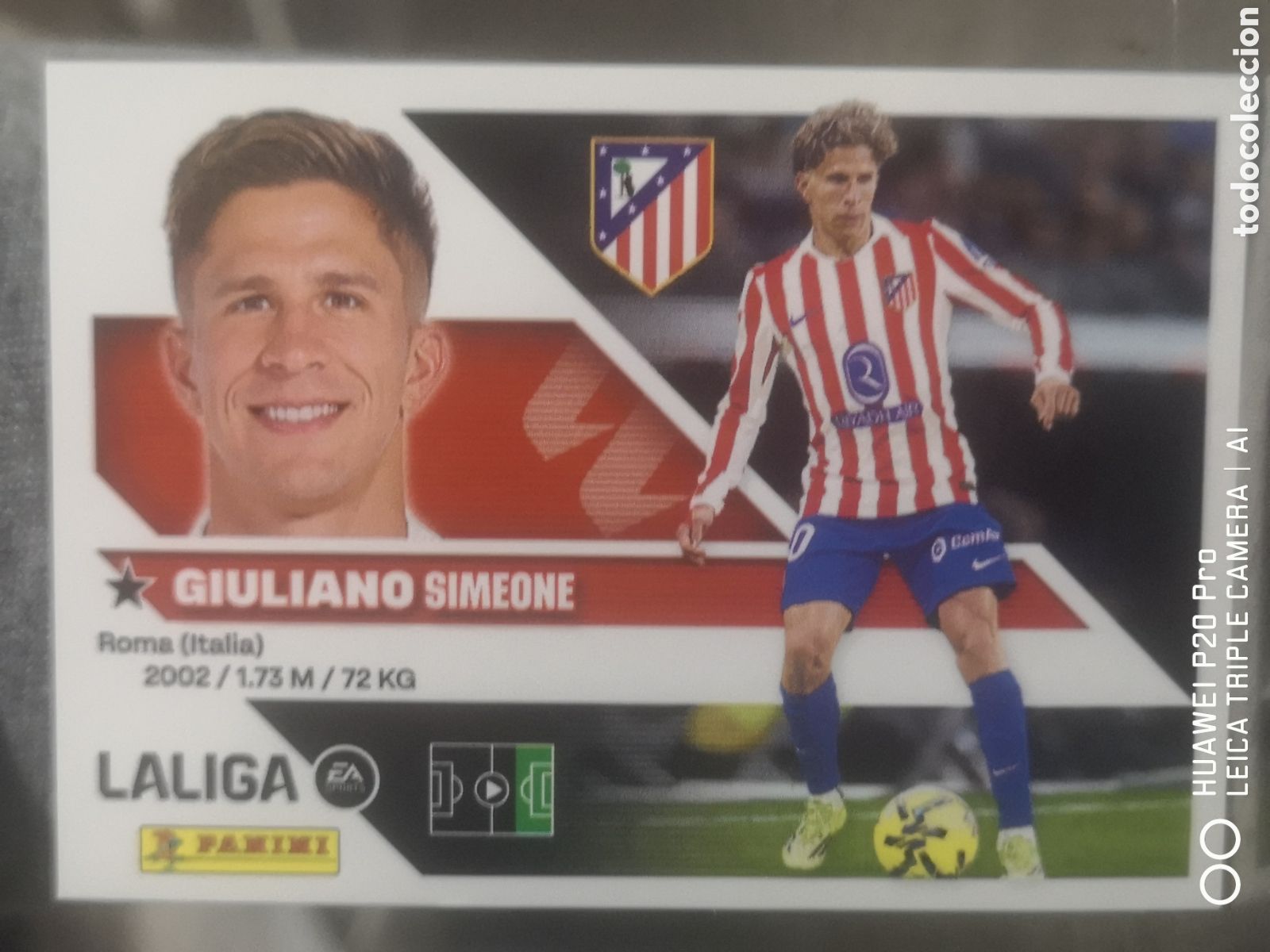 Cromos de f&uacute;tbol: LIGA ESTE 2026 2027 2026 27 GIULIANO 17 ATLETICO DE MADRID
