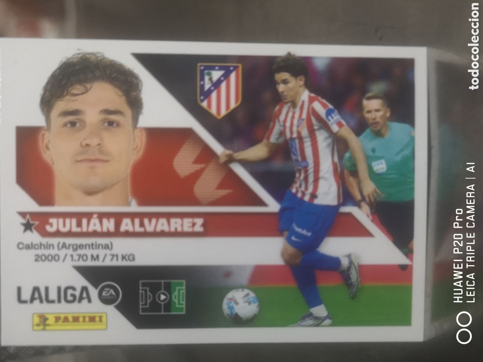 Cromos de f&uacute;tbol: LIGA ESTE 2026 2027 2026 27 JULIAN ALVAREZ 20 ATLETICO DE MADRID