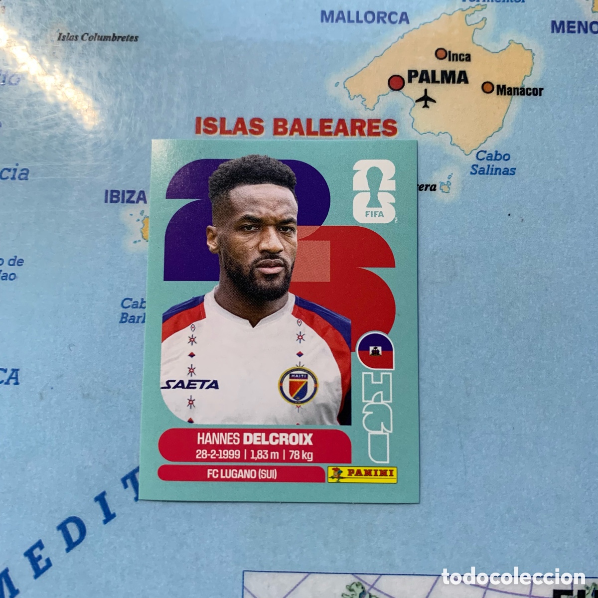 Cromos de f&uacute;tbol: Haiti n&uacute;mero 9 cromo panini Mundial Fifa World Cup 2026