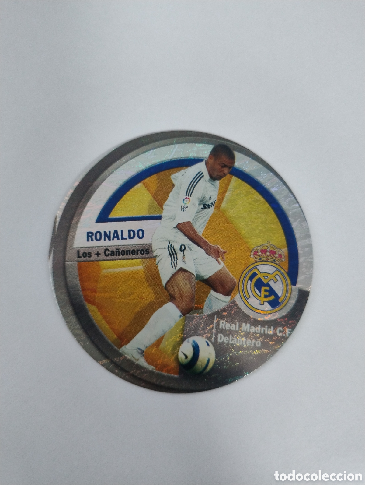 Cromos de f&uacute;tbol: 549 - Ronaldo - Real Madrid - Mundicromo Circlecard Danet 2006 Los + Ca&ntilde;oneros