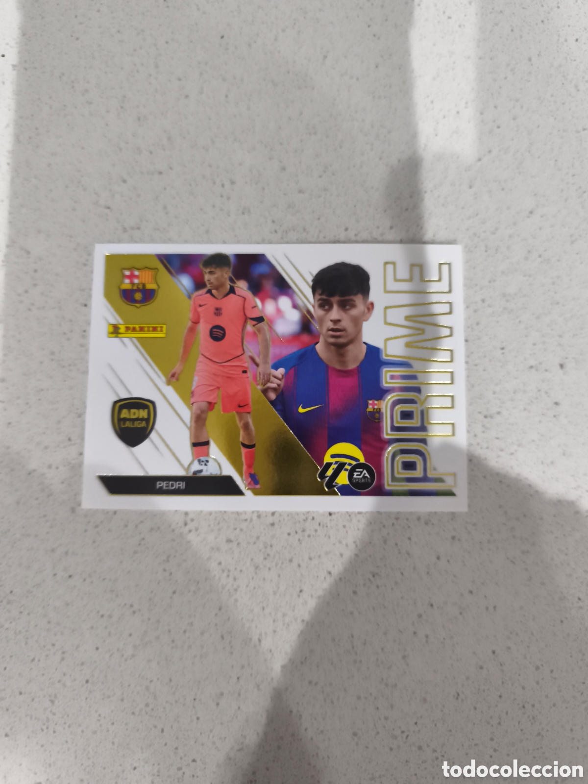 Cromos de f&uacute;tbol: CROMO N&Uacute;MERO 12 PEDRI FC BARCELONA DRAFT 23 LA LIGA PRIME. LIGA ESTE 26/27. PANINI.
