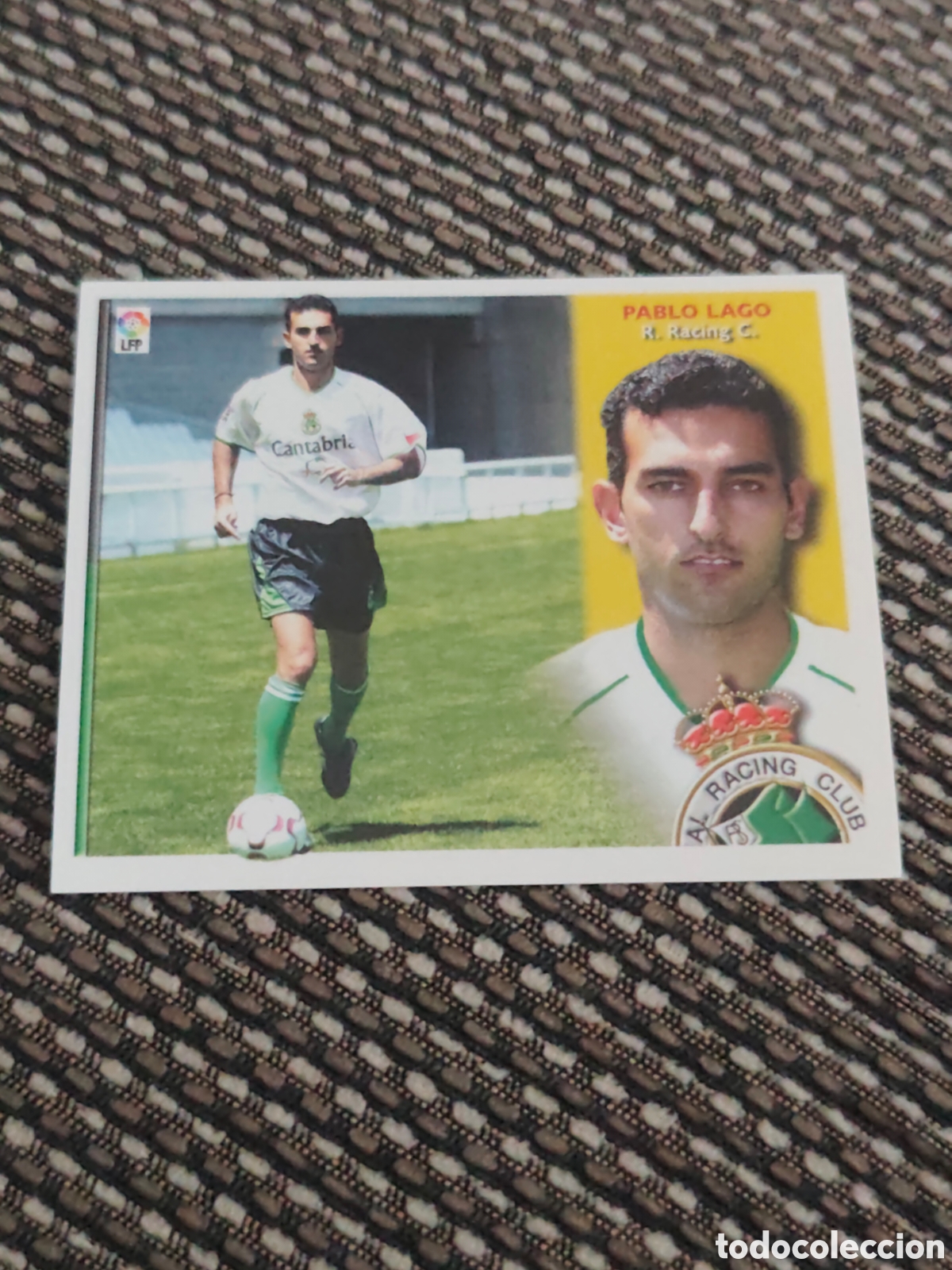 Figurine di Calcio: COLOCA PABLO LAGO RACING SANTANDER EDICIONES ESTE 2002 2003