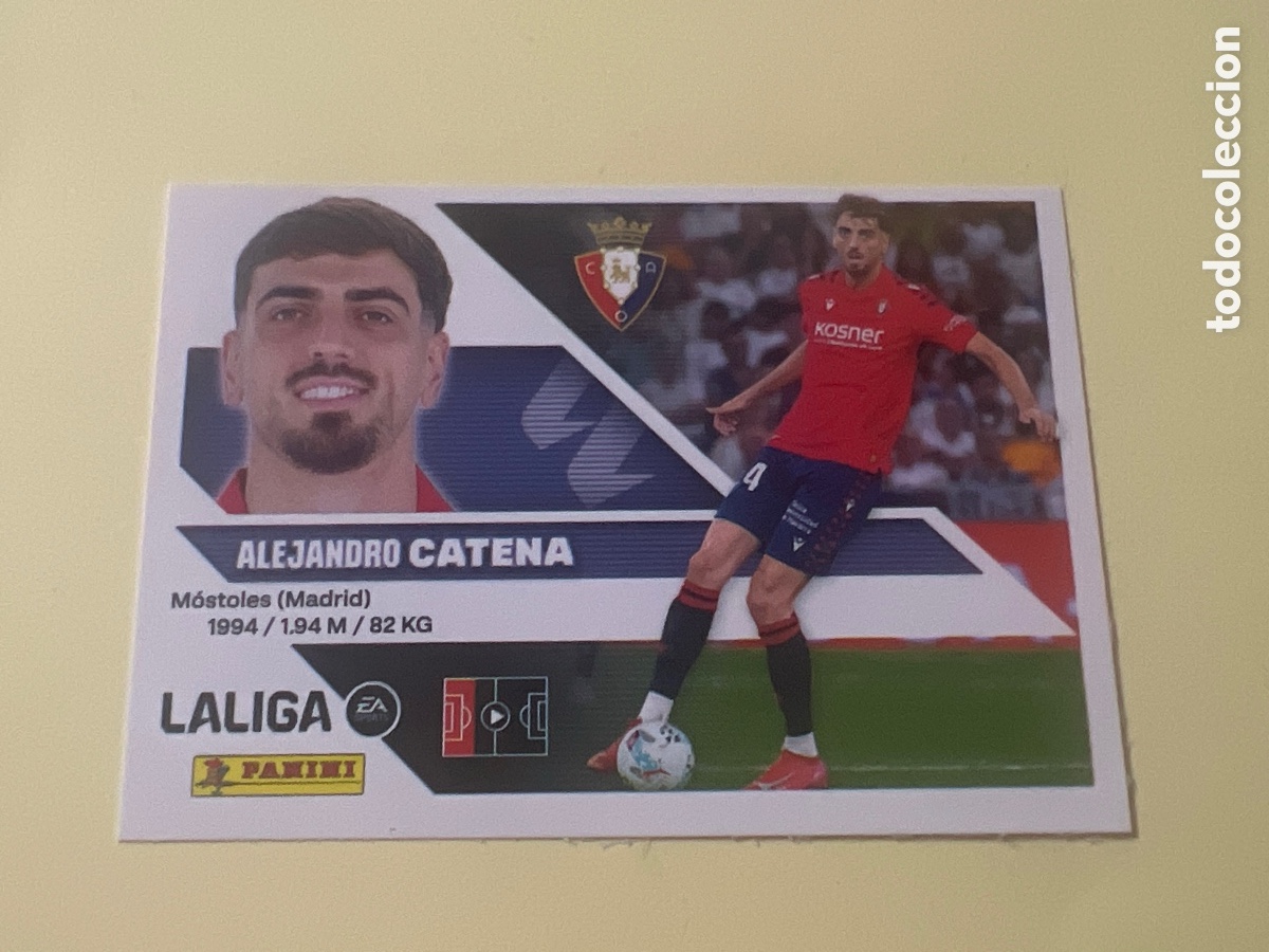 Figurine di Calcio: C2120. Catena n&uacute;mero 8 de Osasuna cromo liga este 26-27 2026-2027