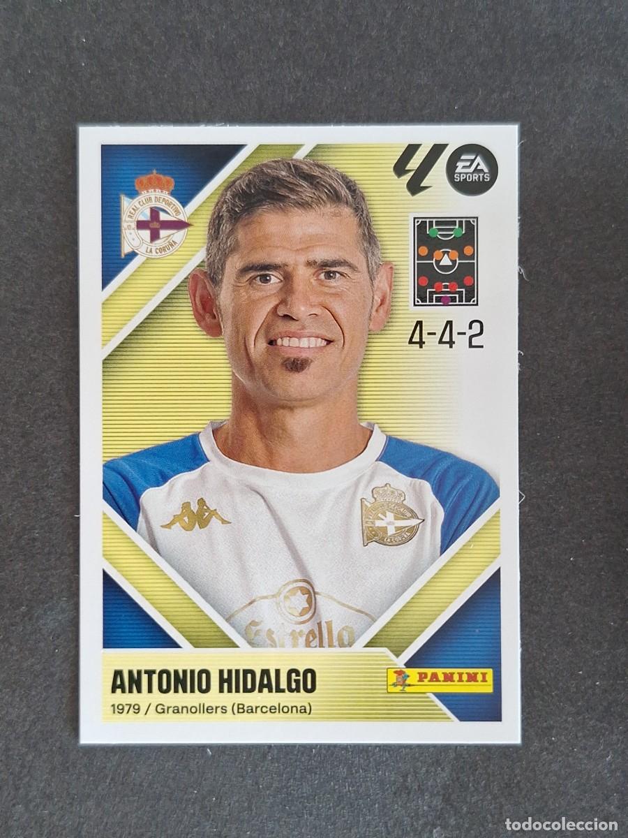 Cromos de Futebol: L1 ANTONIO HIDALGO ENTRENADOR DEPORTIVO DE CORU&Ntilde;A LIGA ESTE 2026 2027 26 27 NUNCA PEGADO SIN PEGAR