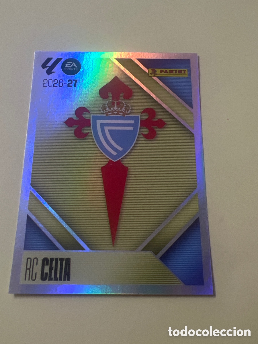 Cromos de Futebol: C2143. Escudo del celta n&uacute;mero 1 cromo liga este 26-27 2026-2027