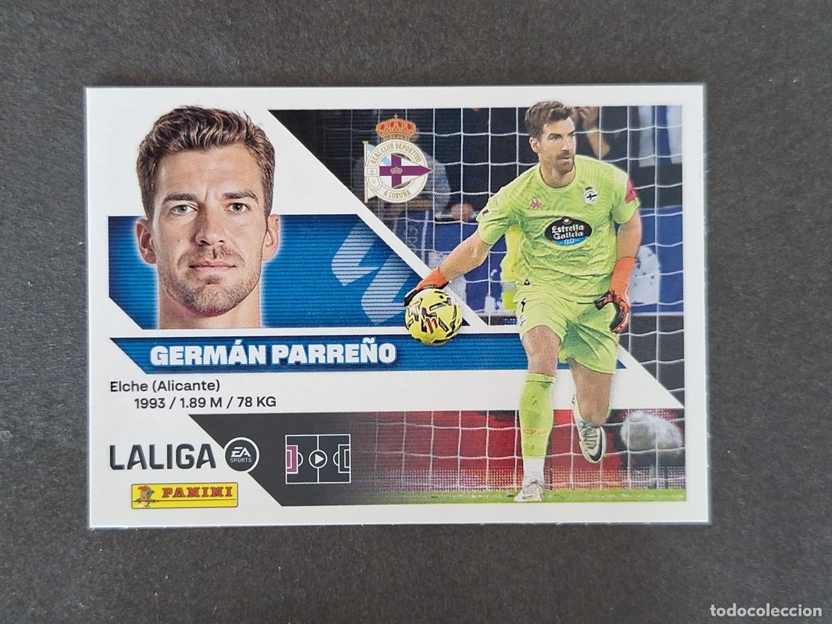 Cromos de Futebol: L1 GERMAN PARRE&Ntilde;O DEPORTIVO DE LA CORU&Ntilde;A LIGA ESTE 2026 2027 26 27 NUNCA PEGADO SIN PEGAR