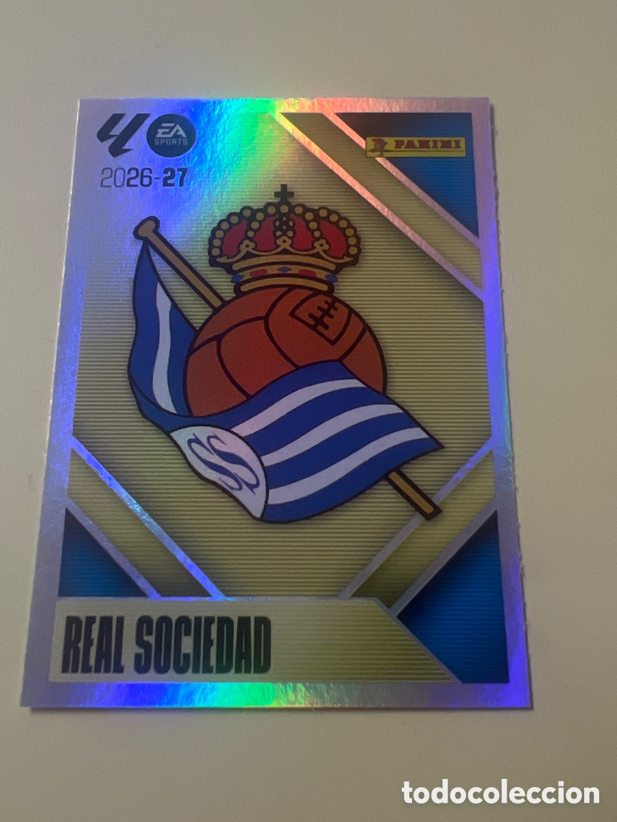Cromos de Futebol: C2145. Cromo Panini Liga Este 2026/2027 26/27 Real Sociedad escudo 1