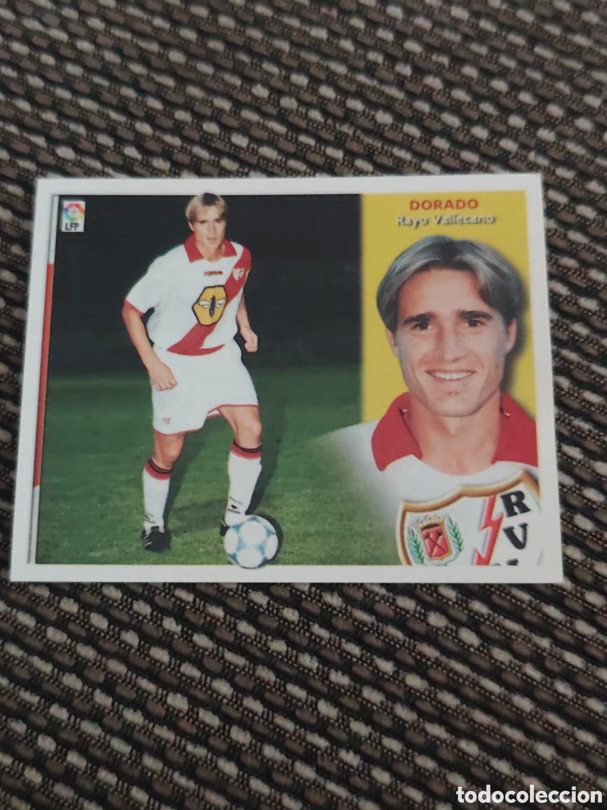 Cromos de f&uacute;tbol: COLOCA DORADO RAYO VALLECANO EDICIONES ESTE 2002 2003
