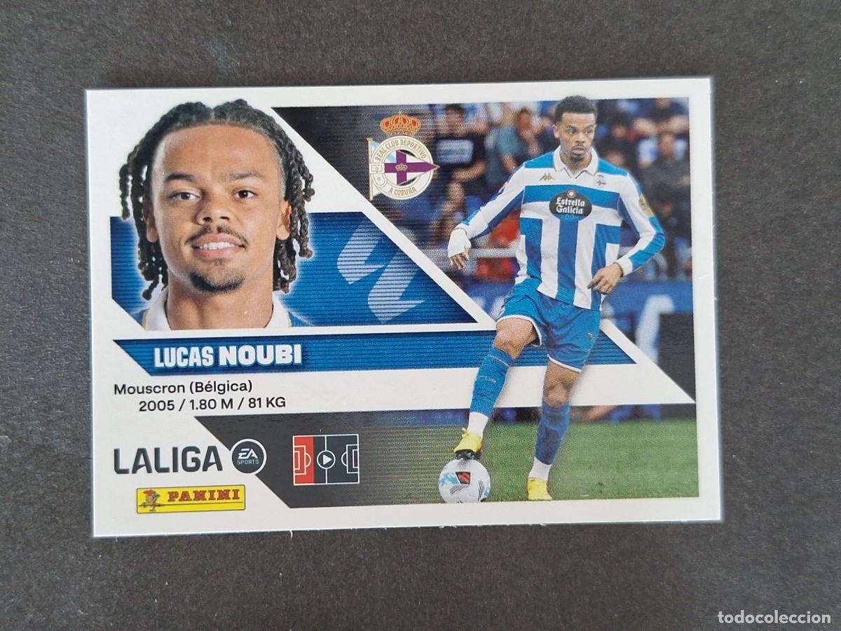 Cromos de f&uacute;tbol: L1 NOUBI DEPORTIVO DE LA CORU&Ntilde;A LIGA ESTE 2026 2027 26 27 NUNCA PEGADO SIN PEGAR
