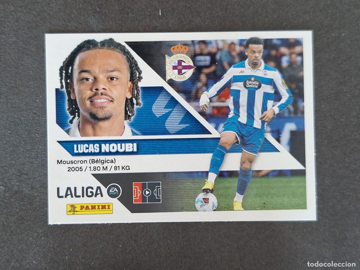 Cromos de f&uacute;tbol: L1 NOUBI DEPORTIVO DE LA CORU&Ntilde;A LIGA ESTE 2026 2027 26 27 NUNCA PEGADO SIN PEGAR