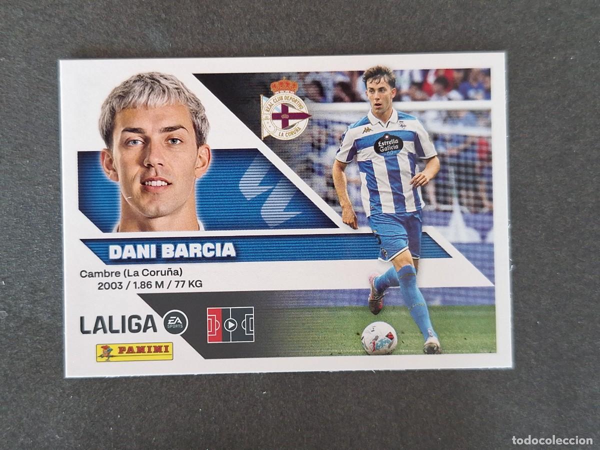 Cromos de f&uacute;tbol: L1 DANI BARCIA DEPORTIVO DE LA CORU&Ntilde;A LIGA ESTE 2026 2027 26 27 NUNCA PEGADO SIN PEGAR