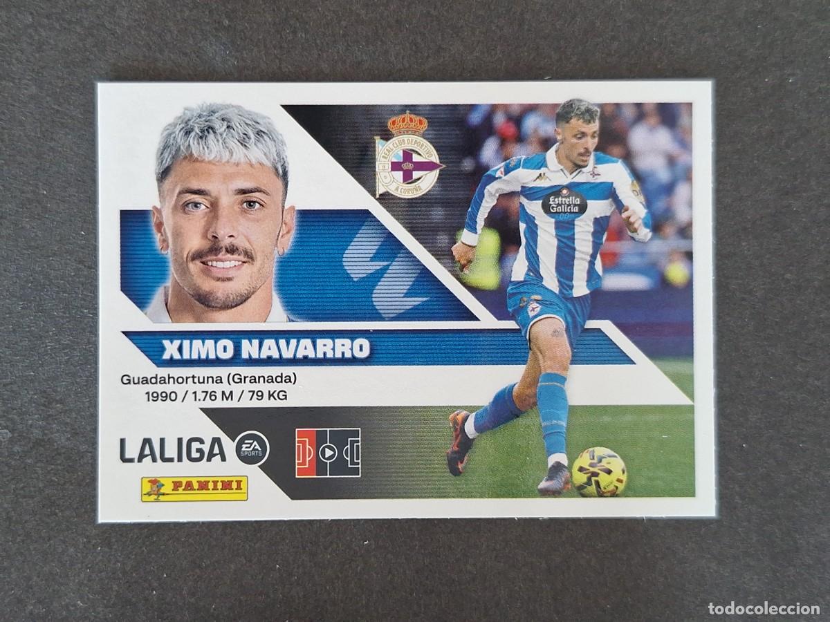 Cromos de f&uacute;tbol: L1 XIMO NAVARRO DEPORTIVO DE LA CORU&Ntilde;A LIGA ESTE 2026 2027 26 27 NUNCA PEGADO SIN PEGAR