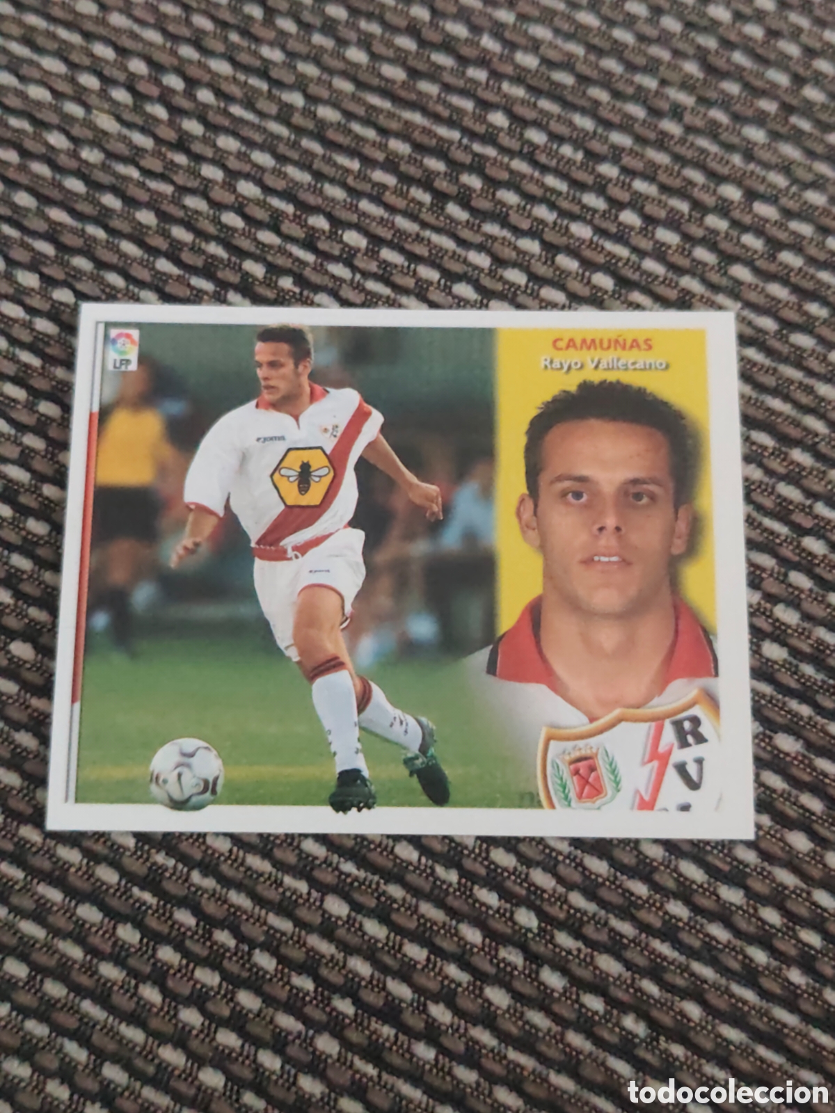 Cromos de f&uacute;tbol: COLOCA CAMU&Ntilde;AS RAYO VALLECANO EDICIONES ESTE 2002 2003