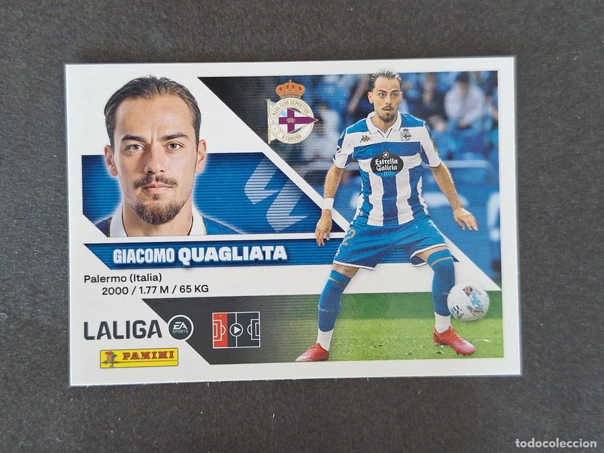 Cromos de f&uacute;tbol: L1 QUAGLIATA DEPORTIVO DE LA CORU&Ntilde;A LIGA ESTE 2026 2027 26 27 NUNCA PEGADO SIN PEGAR