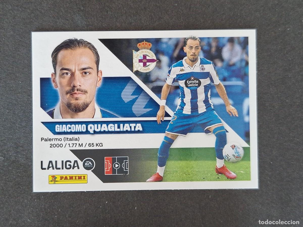 Cromos de f&uacute;tbol: L1 QUAGLIATA DEPORTIVO DE LA CORU&Ntilde;A LIGA ESTE 2026 2027 26 27 NUNCA PEGADO SIN PEGAR
