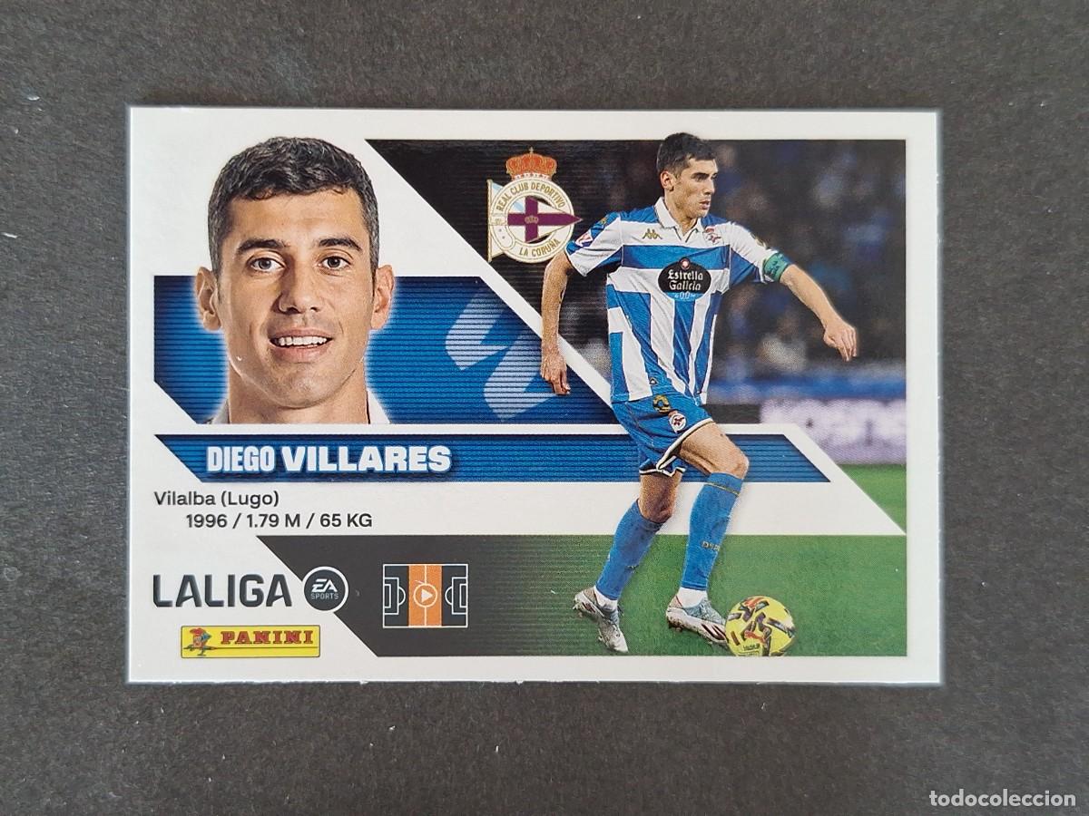 Cromos de f&uacute;tbol: L1 VILLARES DEPORTIVO DE LA CORU&Ntilde;A LIGA ESTE 2026 2027 26 27 NUNCA PEGADO SIN PEGAR