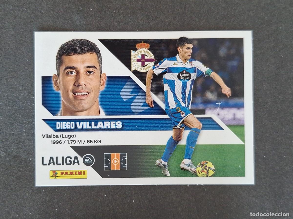 Cromos de f&uacute;tbol: L1 VILLARES DEPORTIVO DE LA CORU&Ntilde;A LIGA ESTE 2026 2027 26 27 NUNCA PEGADO SIN PEGAR